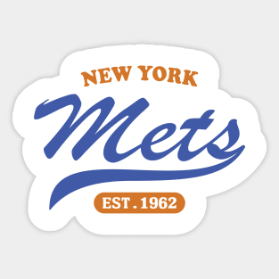 New York Mets Classic Style Sticker